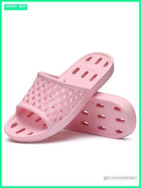 Non-Slip Shower Shoes Quick Dry EVA Slippers Bathroom Slide Sandals